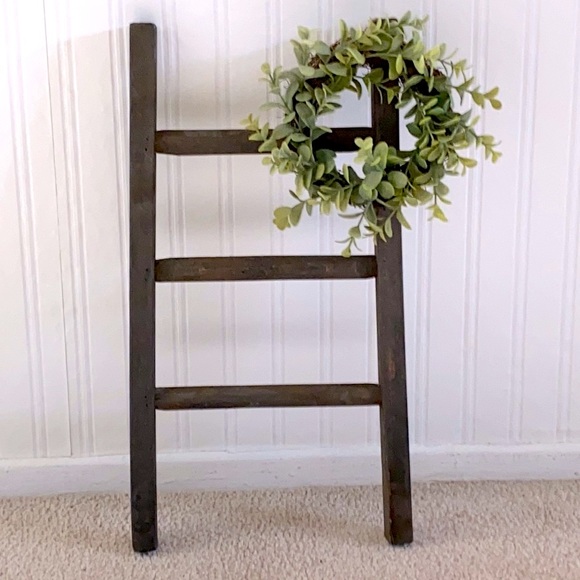 Kirklands Accents Mini Wood Farmhouse Ladder Poshmark